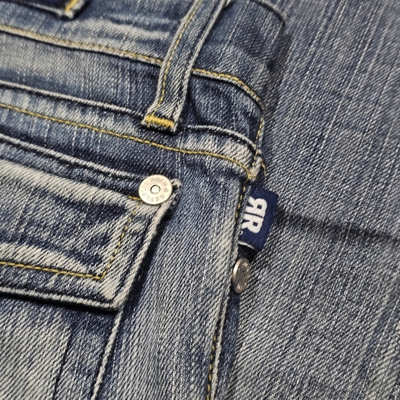 ♡ Rock & Republic Stevie Jean's | Blue Wash Low Rise Bootcut Cotton Denim 26 - Picture 7 of 15